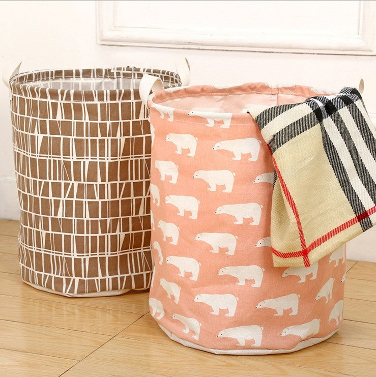 Foldable laundry basket,