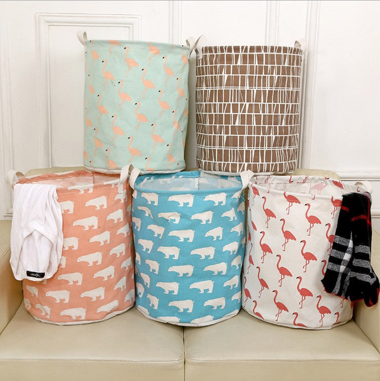 Foldable laundry basket,