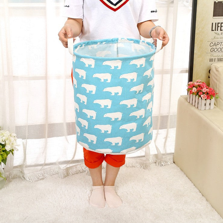 Foldable laundry basket,