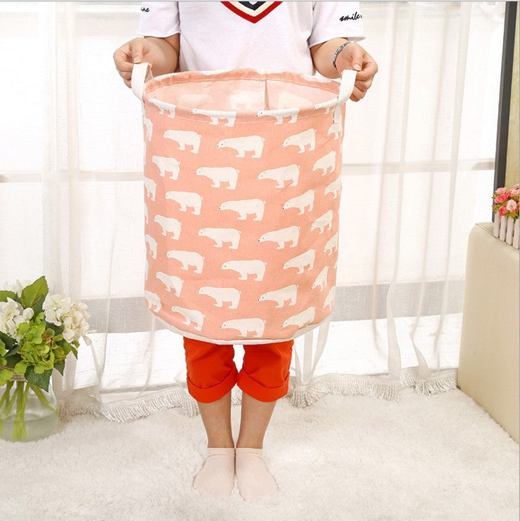 Foldable laundry basket,