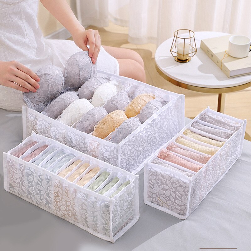 Mesh Separation Box Underwear Pants Organizer