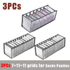 2/3PCs Underwear Drawer Organizer Storage Box