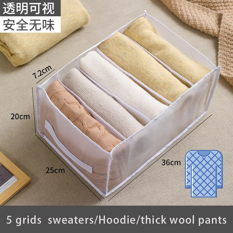 Mesh Separation Box Underwear Pants Organizer