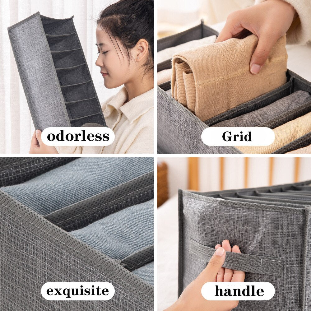 Jeans Storage Box Closet Organizer