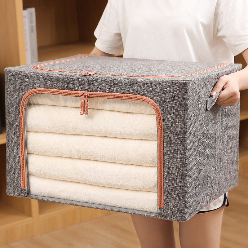 Clothes Blanket Quilt Organizer Box