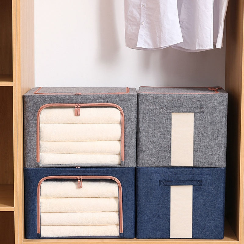 Clothes Blanket Quilt Organizer Box