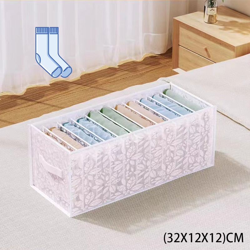 Mesh Separation Box Underwear Pants Organizer